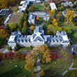 Parrish Hall from above