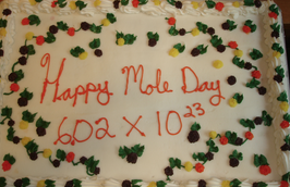 2013 Mole Day Cake
