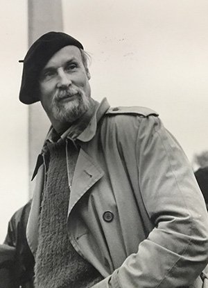 Thompson Bradley wearing beret