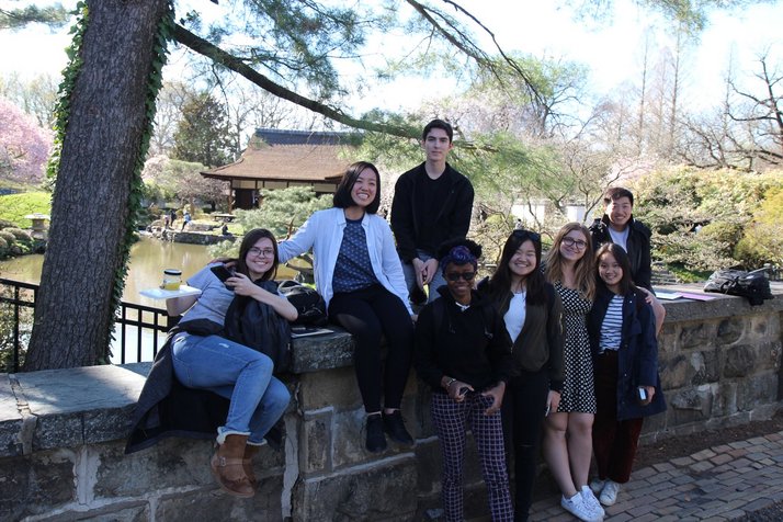 Studio Architecture class trip to the Shofuso Japanese House and Garden