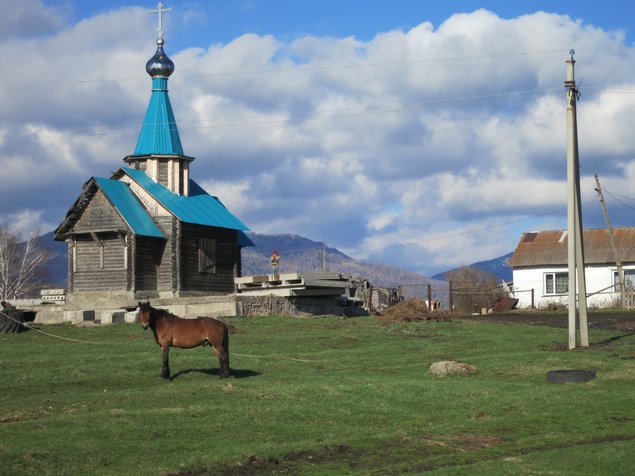 Chapel in Poporechnoe, Kazakhstan