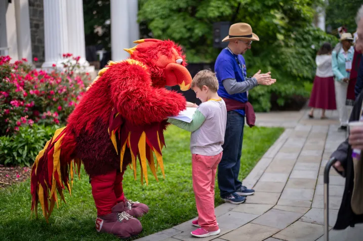Phineas the Phoenix and child