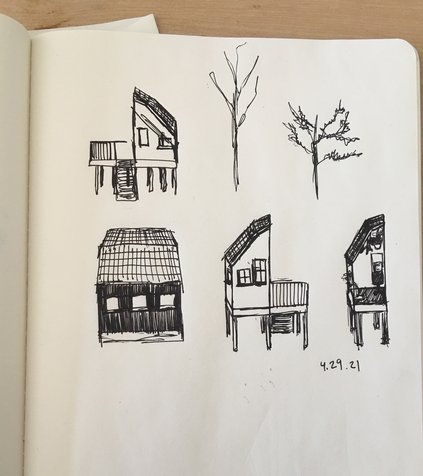 Student sketchbook, Studio Architecture