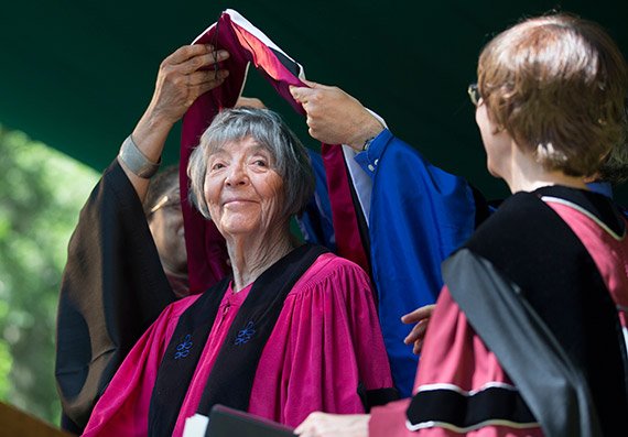 Honorary degree recipient Barbara Norfleet '47