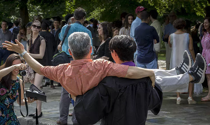 Students at Baccalaureate.