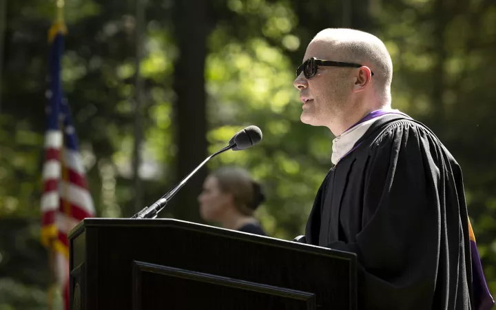 speaker at Baccalaureate
