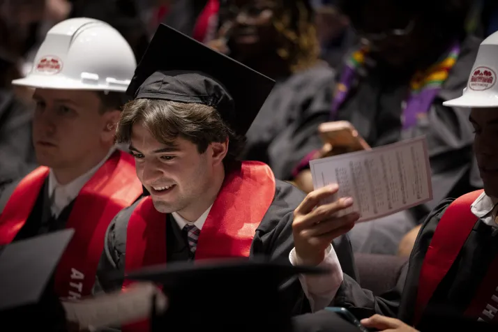 Students examine baccalaureate program