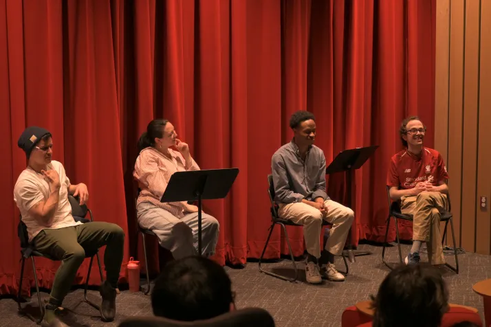 Photo from playwriting thesis