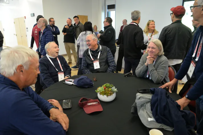 Football reunion photo