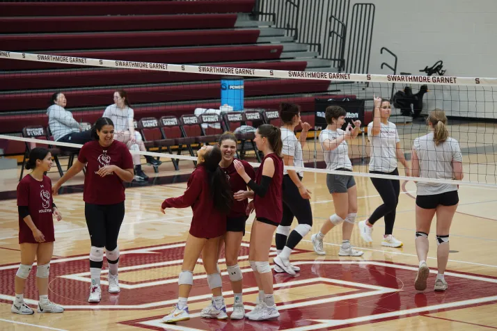 Volleyball alumni game