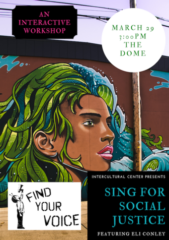 sing for social justice flyer