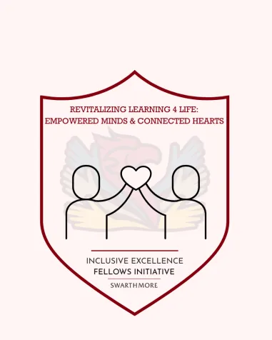 Shield shaped logo for "Revitalizing Learning 4 Life: Empowered Minds & Connected Hearts."