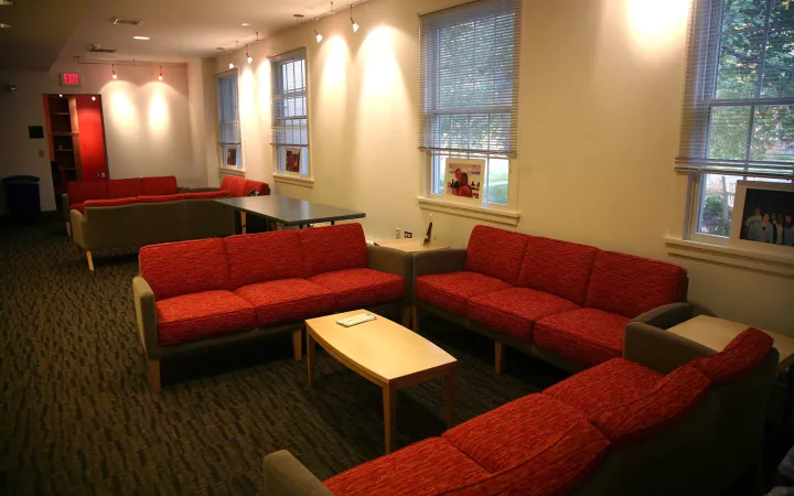 Interior shot of the Lang Center