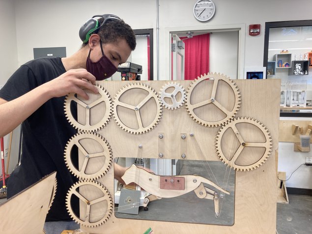 Laser cut project with gears
