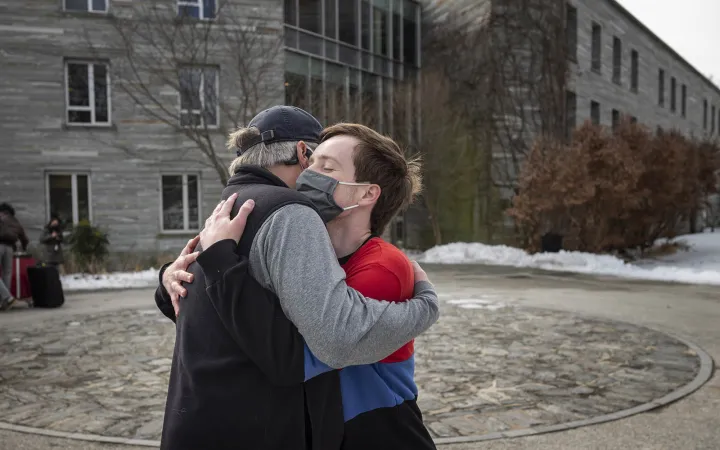 saying goodbye