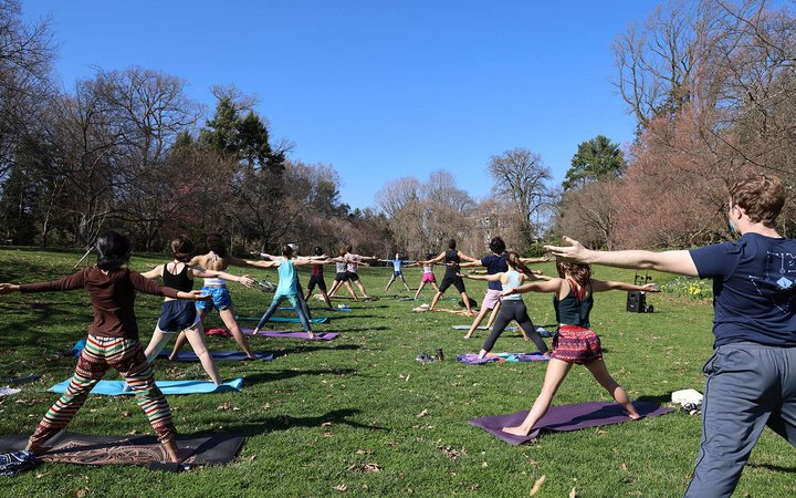 yoga on campus