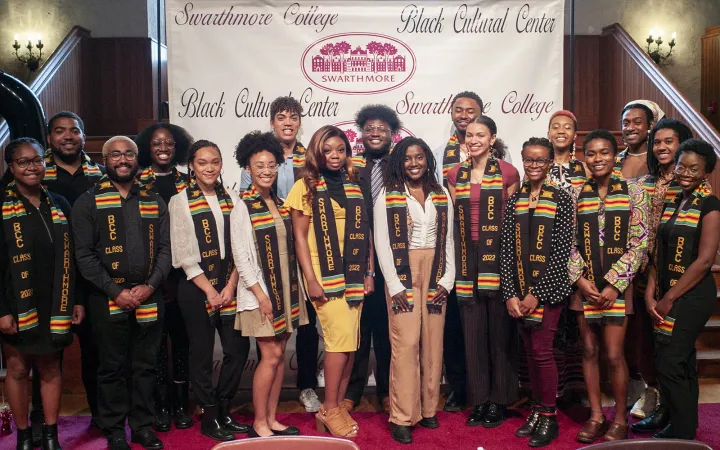 students at a banquet