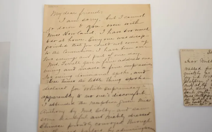 handwritten note