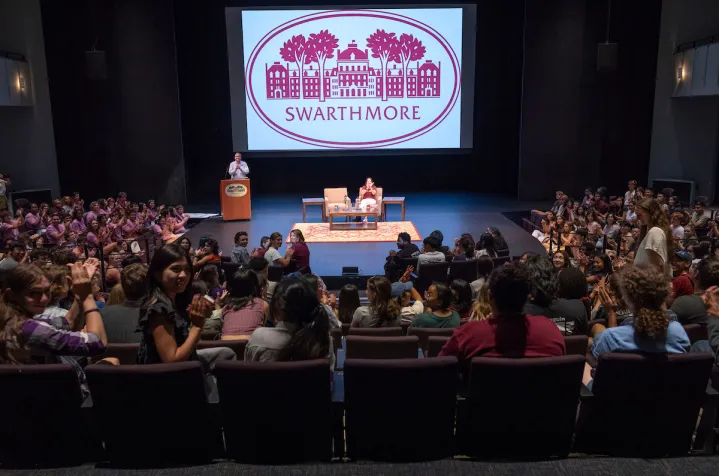 Orientation event in LPAC theater