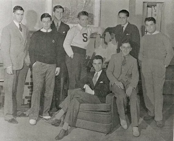Eugene Lang and debate board