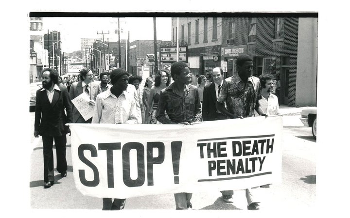 photo of anti death penalty march