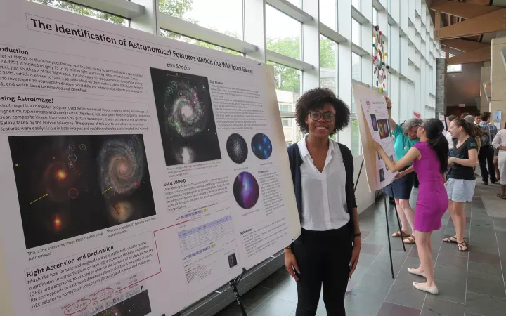 student poster session