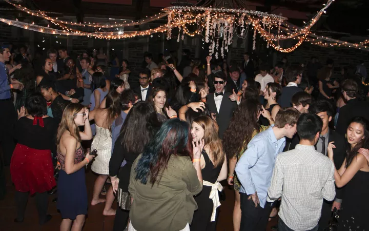 Students at Winter Formal