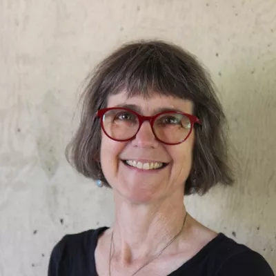 Headshot of List Gallery Director, Andrea Packard