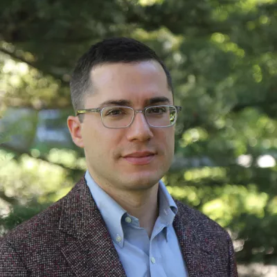 Headshot of Associate Professor of Art History Brian Goldstein