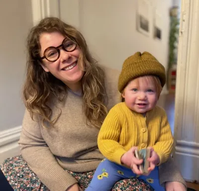 Sofia Berinstein and child