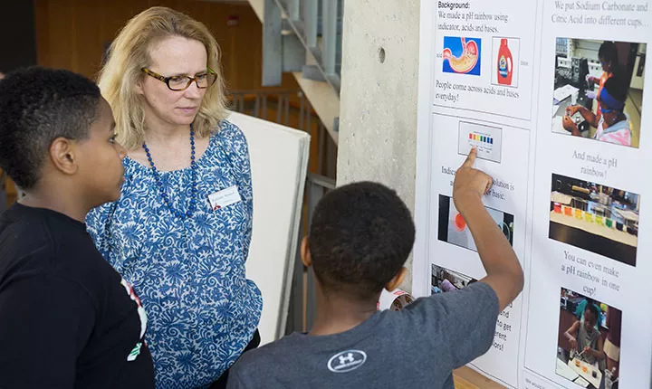 Students present their research