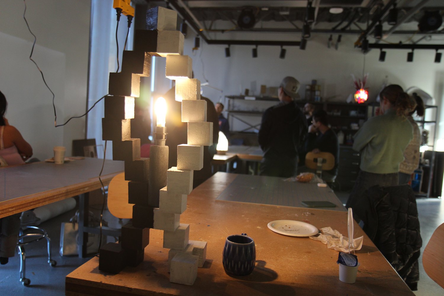 Fall 2022 final critiques highlighting light structure prototypes