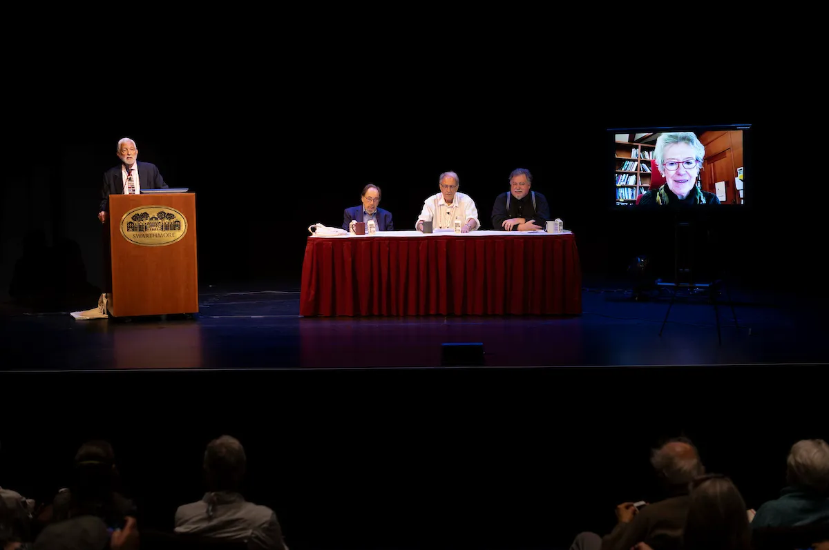 Panel discussion during alumni weekend