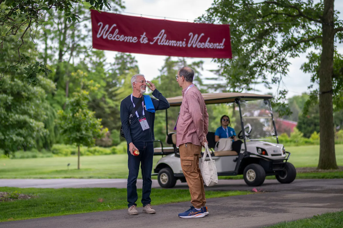 Alumni catch up at alumni weekend