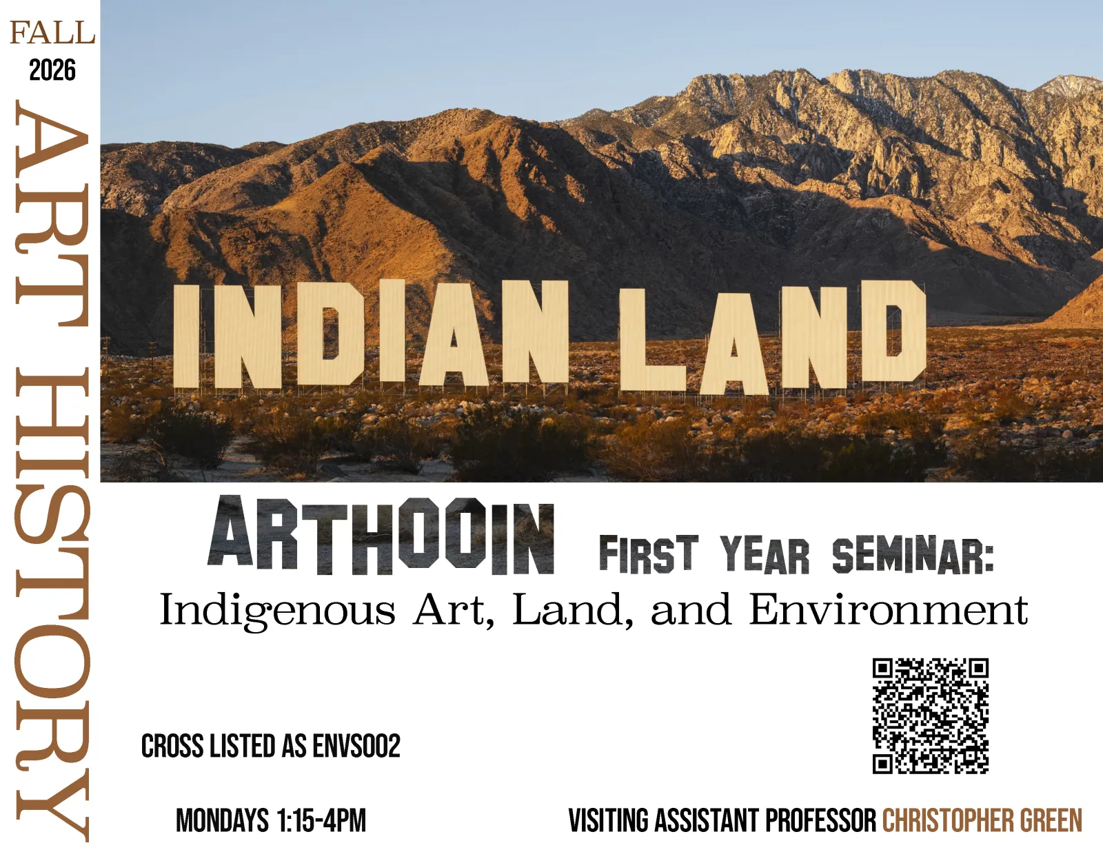 Course poster for ARTH001N