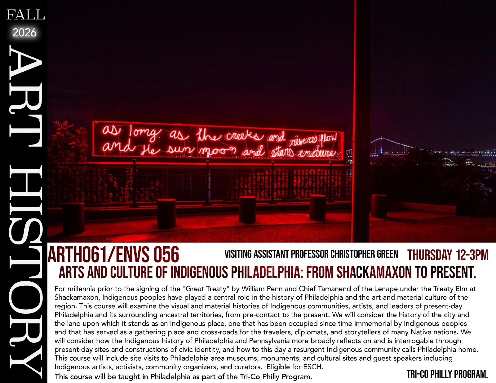 Course poster for ARTH061