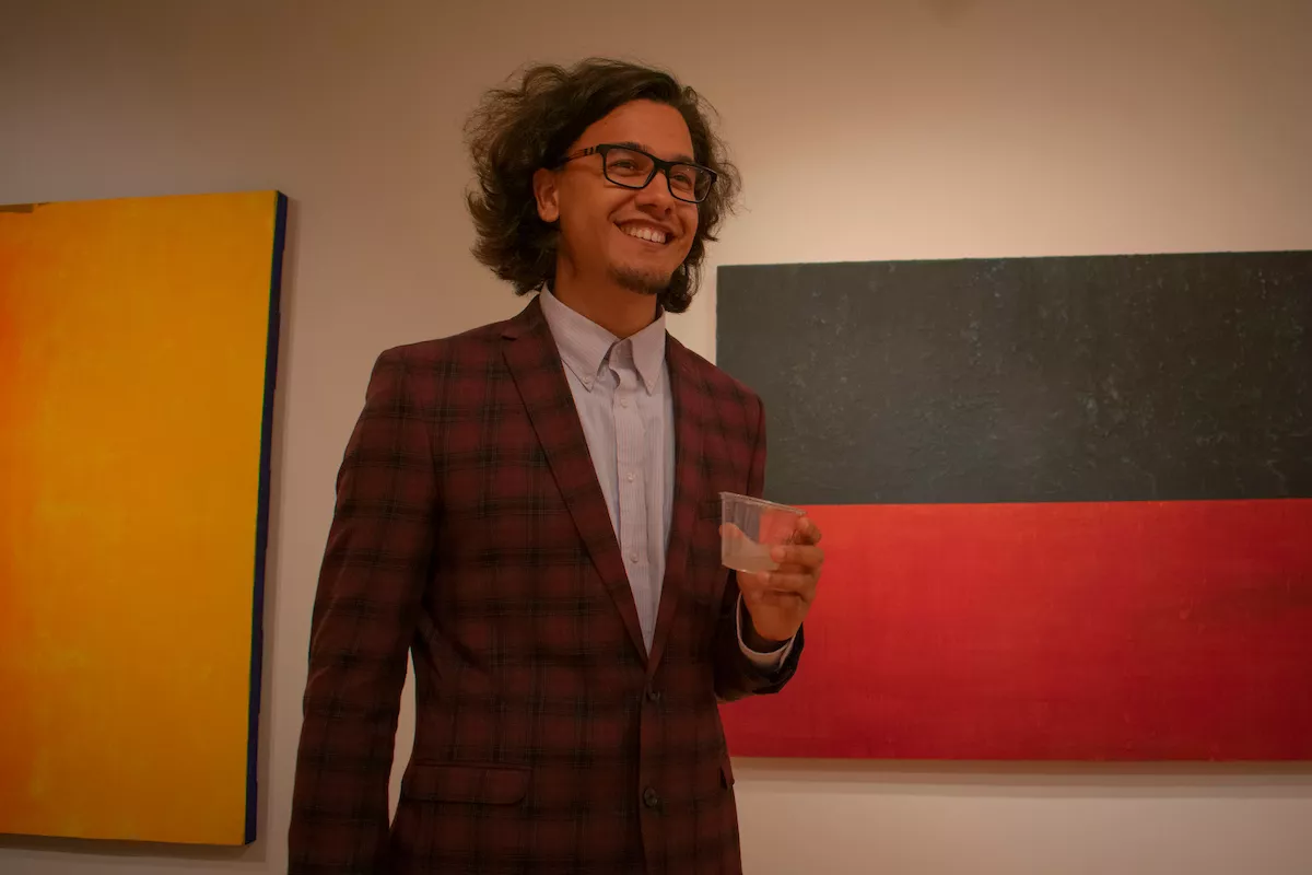 Dyami Andrews '19 senior show opening, List Gallery
