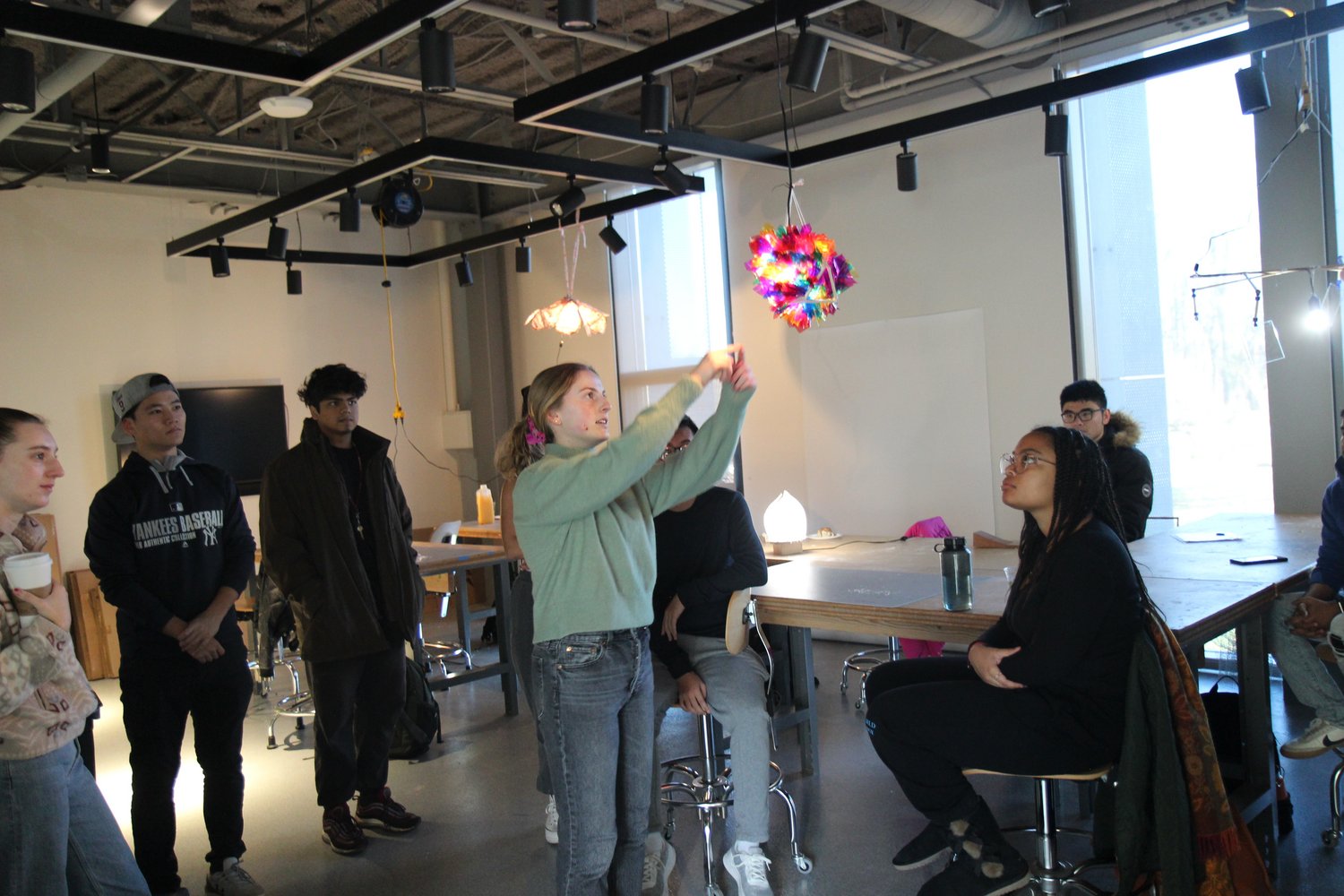 Fall 2022 final critiques highlighting light structure prototypes