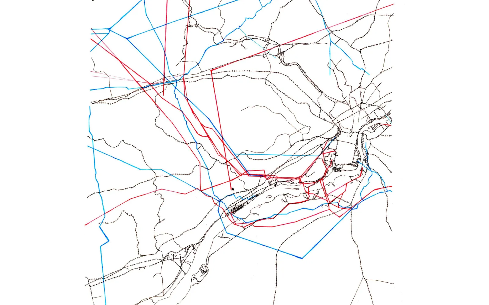 Sakinah Bhatt. Mapping Infrastructural Movements course project.