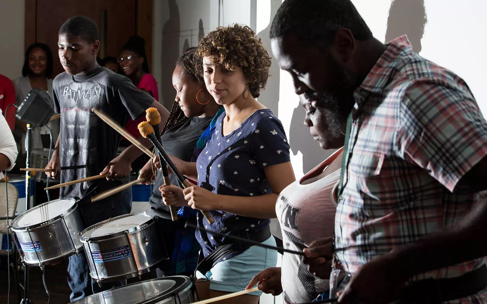 Students performing