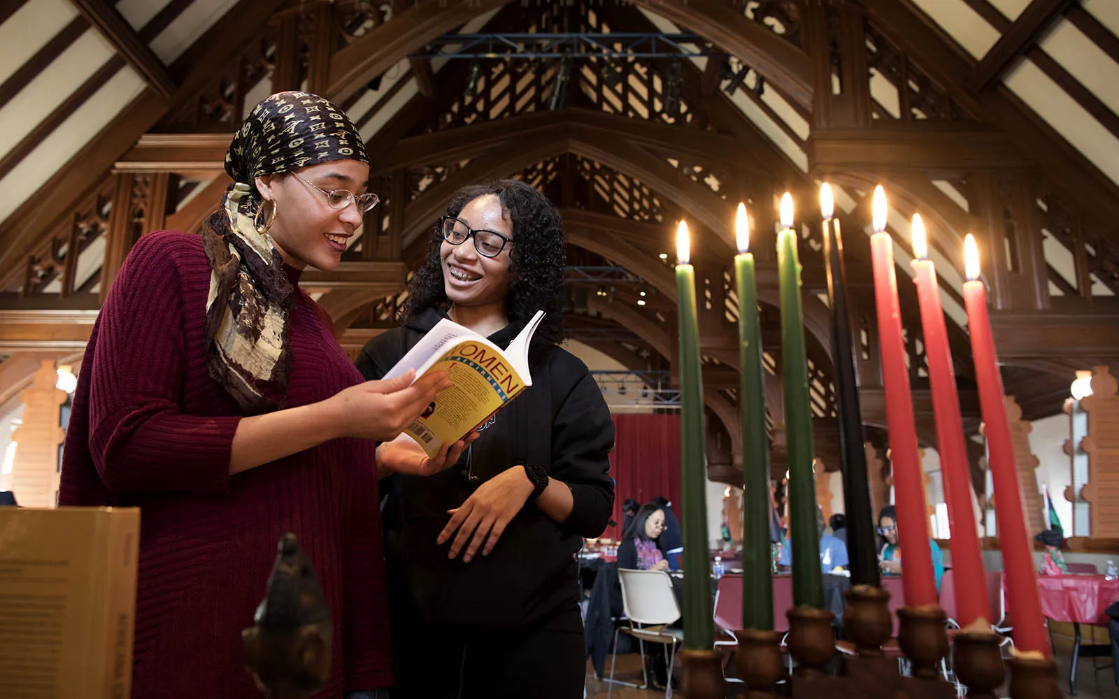 Kwanzaa celebration in Upper Tarble sponsored by the Black Cultural Center
