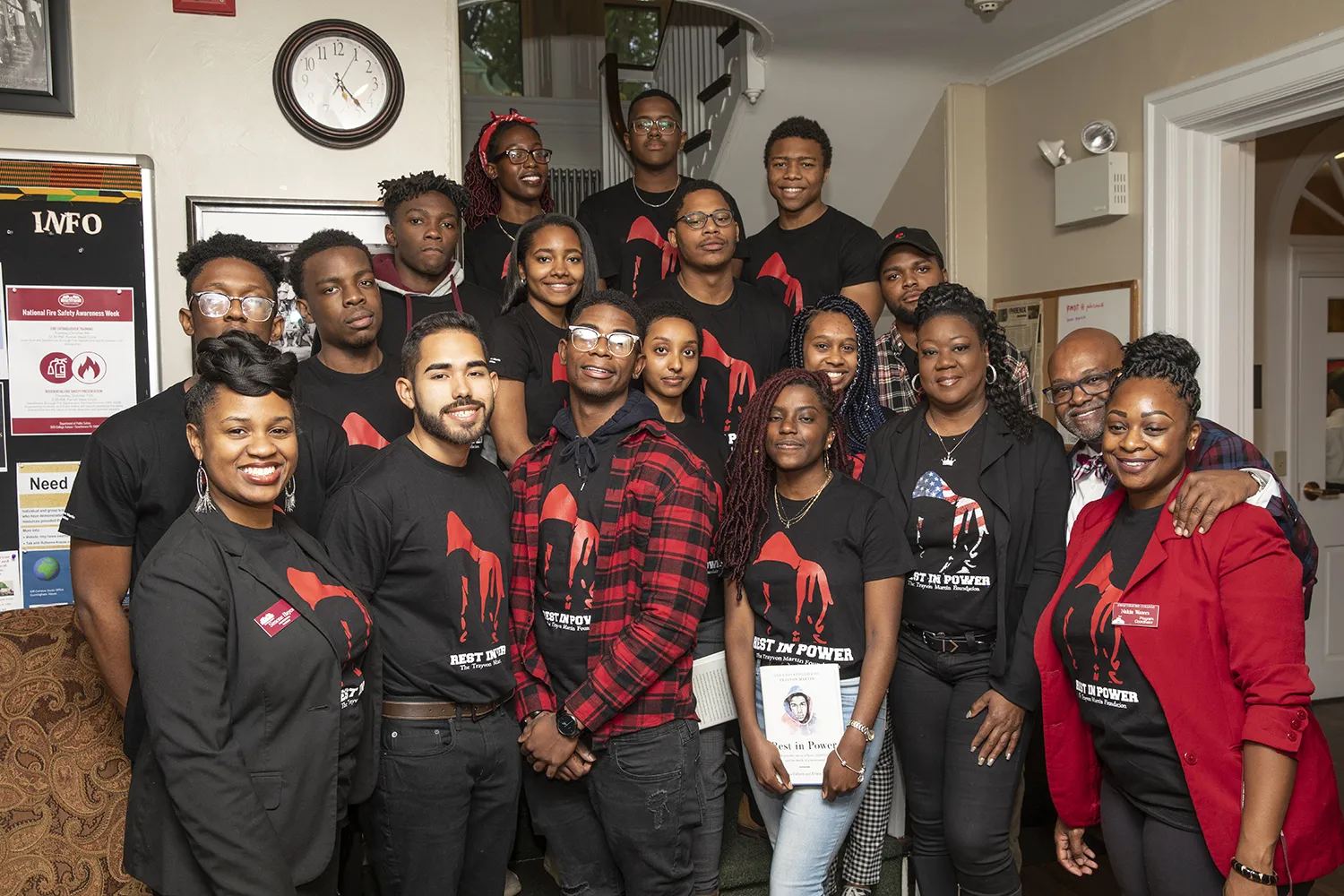 Sabrina Fulton with Swarthmore students in the BCC