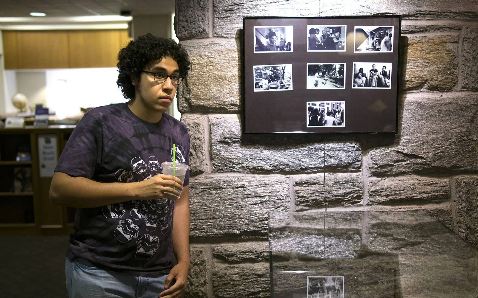 BCC exhibit presentation in McCabe Library