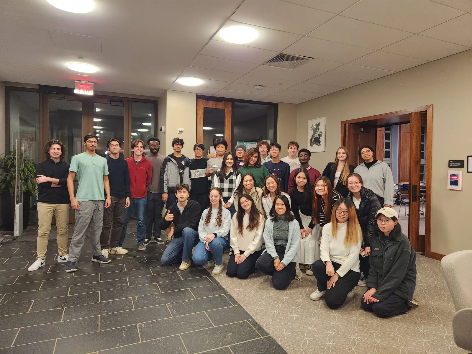 Group photo with all the students involved 
