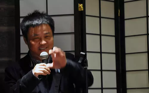 Internationally acclaimed Chinese writer Yu Hua visited campus to talk about his novel Brothers.