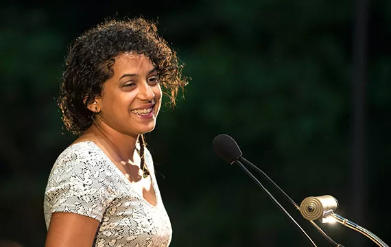 Last Collection student speaker Haydil Henriquez '14
