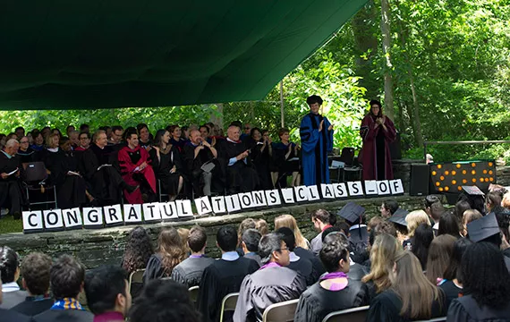 The engineers' prank at Commencement 2014