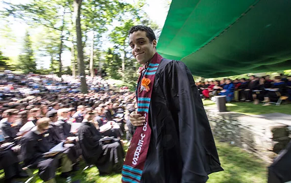 Commencement senior speaker Morgan Williams '14