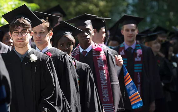 Commencement procession