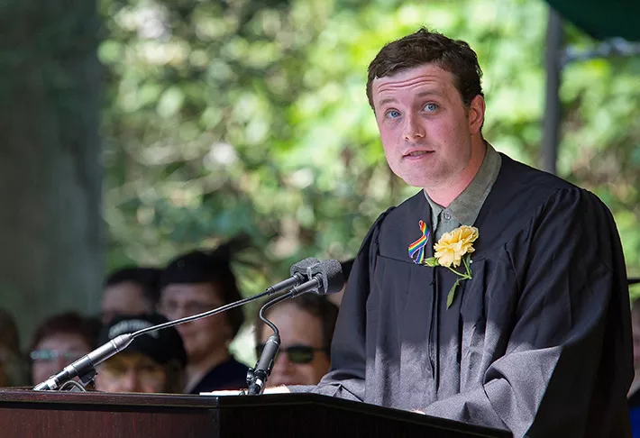 Commencement 2015 Patrick Ross '15